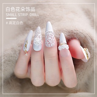 hoa hồng trang trí móng set 10 hoa