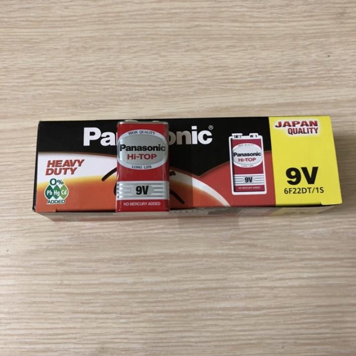 💥 Viên Pin Vuông 9V Panasonic [Chính Hãng] 6F22DT/1S Heavy Duty (1 VIÊN) 💥