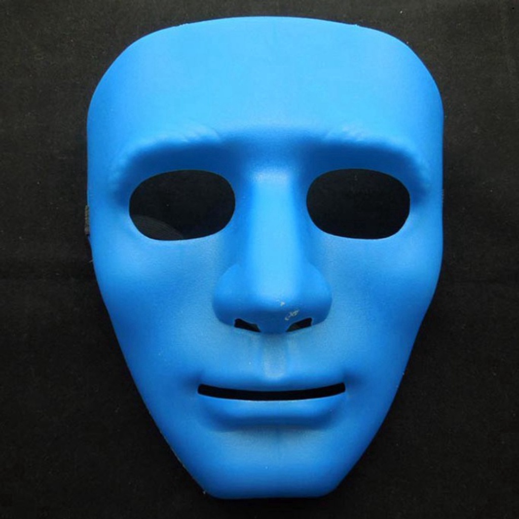 Mặt Nạ Hóa Trang Jabbawockeez MÀU XANH DƯƠNG Mặt Nạ Cosplay đẹp hacker