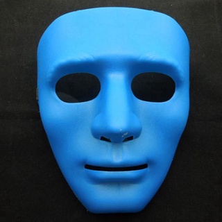 Mặt nạ hóa trang jabbawockeez màu xanh dương mặt nạ cosplay đẹp hacker