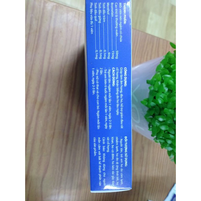 Ngậm Hohallis(hộp 16 viên) dùng cho BÀ BẦU và PHỤ NỮ CHO CON BÚ