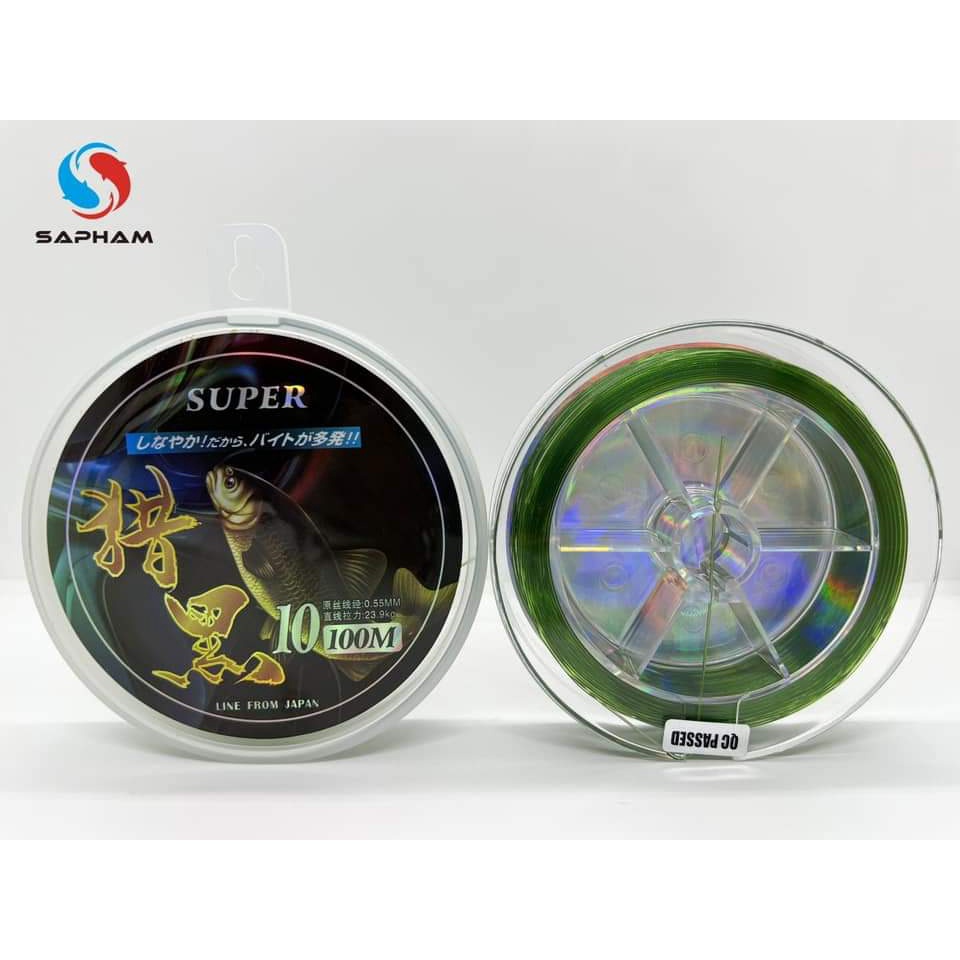 Cước Làm Trục Săn Hàng Super Sa Phạm 100m/cuộn - Chuyên dùng săn Trắm Đen