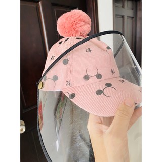 Nón CD cho bé có kính chắn bụi