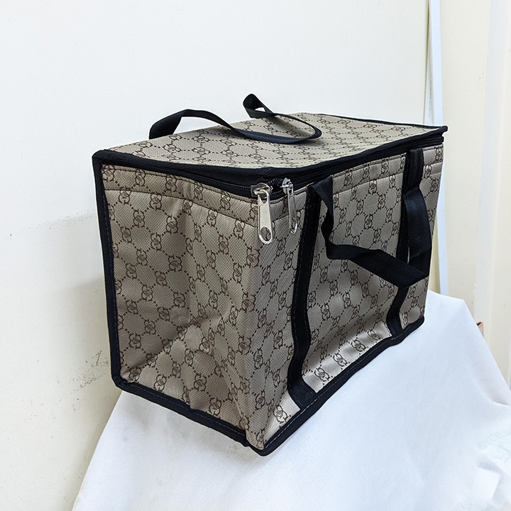 Túi giữ nhiệt hình hộp lớn, vải bố dầy 35x21cm cao 25cm tx107