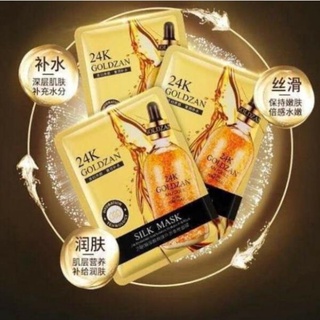 Mặt nạ lụa vàng 24k Goldzan (lẻ 1 miếng)