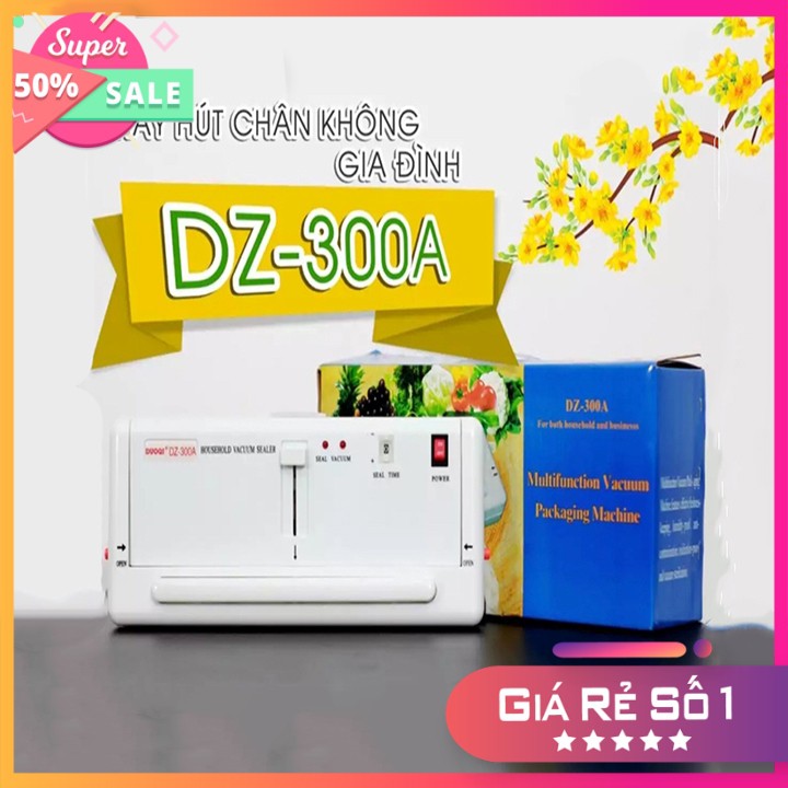 (Trợ giá shopee) MÁY HÚT CHÂN KHÔNG DZ300A HÚT ĐỒ KHÔ+ TÚI