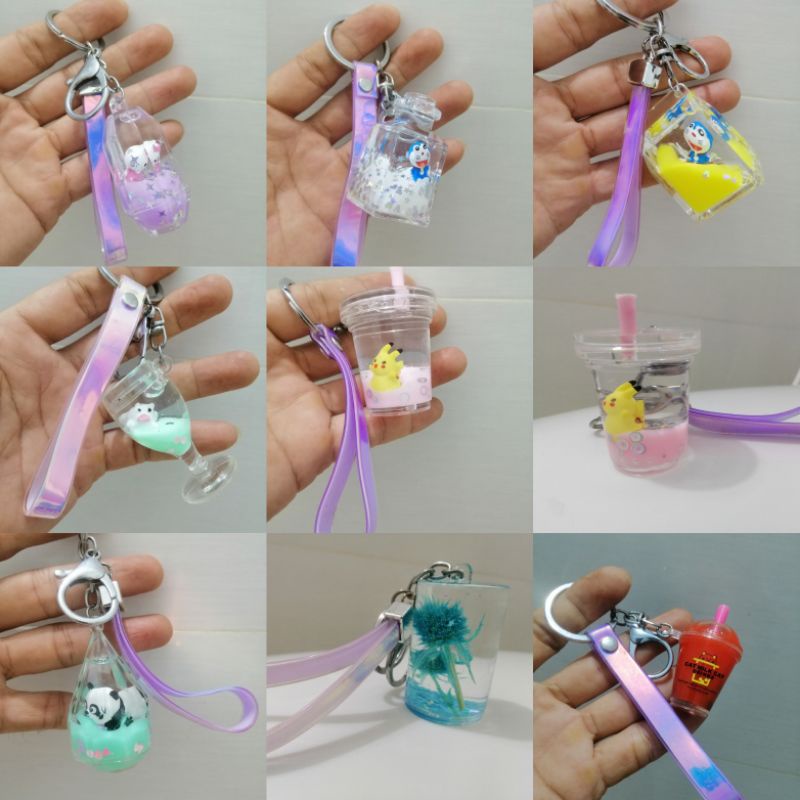 MÓC KHÓA NƯỚC DỄ THƯƠNG NHIỀU HÌNH HÀNG LOẠI 1 CÓ DÂY HOLOGRAM SÁNG BÓNG