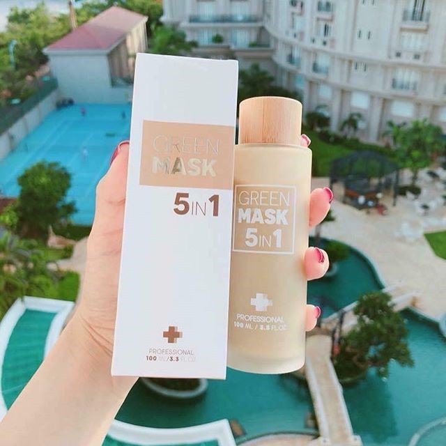 GREEN_MASK_5IN1 - MẶT NẠ TẨY TẾ BÀO CHẾT, THẢI ĐỘC DA
