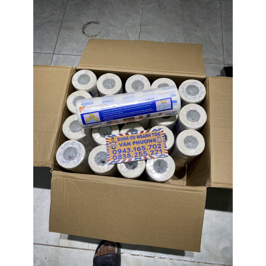 Giấy cuốn cổ cắt tóc nam giá bán 1 thùng