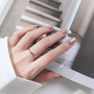 Nhẫn Tay Bạc Blue Peach Cành Cây NT413