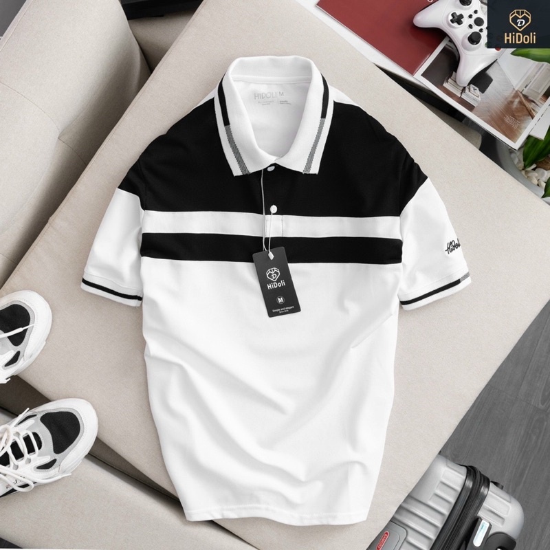 Áo polo nam unisex cổ bẻ thêu thời trang nam BAGGY NAM cotton ngắn tay cực sang trọng PL07