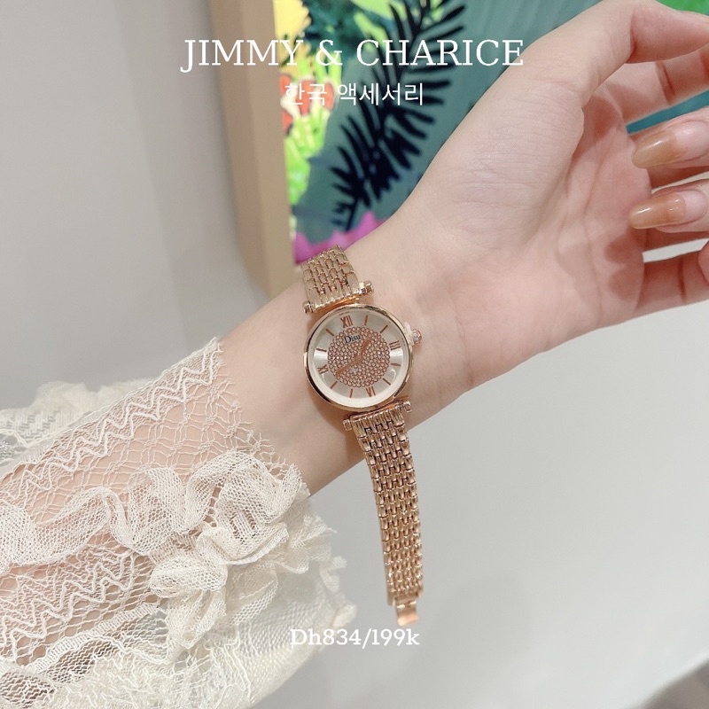 Đồng Hồ Nữ Jimmy & Charice kim loại dây mành cao cấp | BigBuy360 - bigbuy360.vn