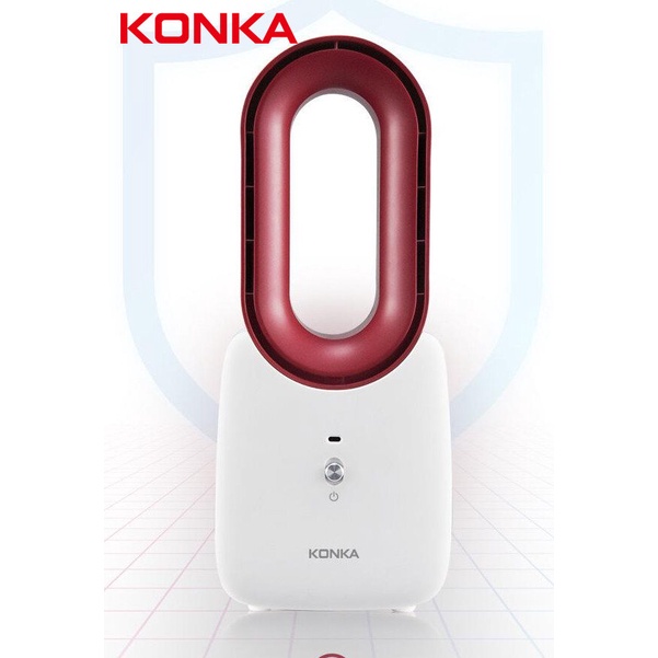 Quạt sưởi mini KONKA KJD136 để bàn không cánh cổng sạc USB tiện dụng