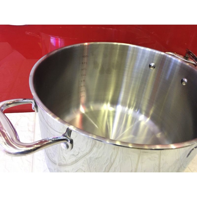 Nồi luộc gà đáy từ elmich trimax 28cm inox 304 2353750