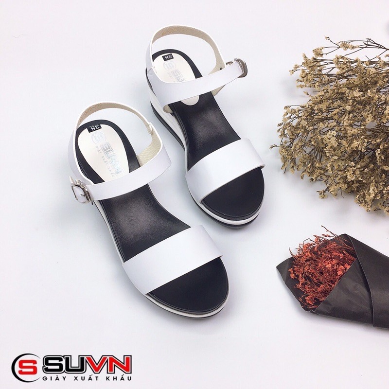 [Mã SKAMLTSM9 giảm 10% đơn 99K] Sandal nữ đẹp đế xuồng 6 phân một quai ngang