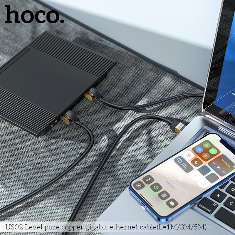 Dây cáp mạng HOCO US02 RJ45 CAT6 RJ45 chuyên dụng tùy chọn kích thước