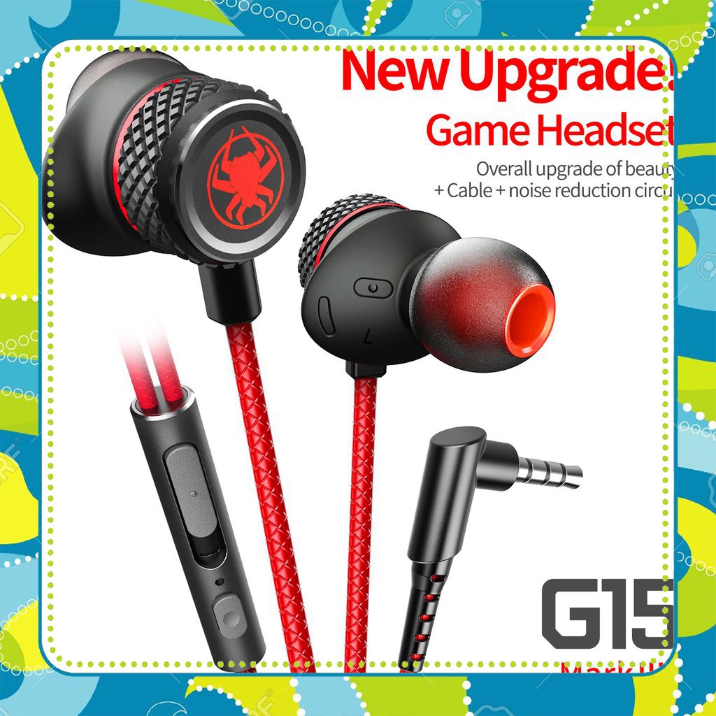 Tai nghe nhét tai G15 PLEXTONE có mic dành cho điện thoại Iphone và Android [ở đâu rẻ hơn hoàn tiền]