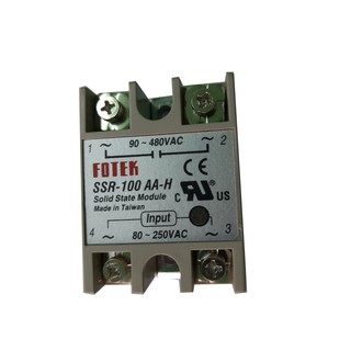 rơ le bán dẫn fotek SSR 100VA, 100VA-H, 100AA, 100AA-H, 100DA, 100DA-H chuyên dụng cho nồi phở bằng điện