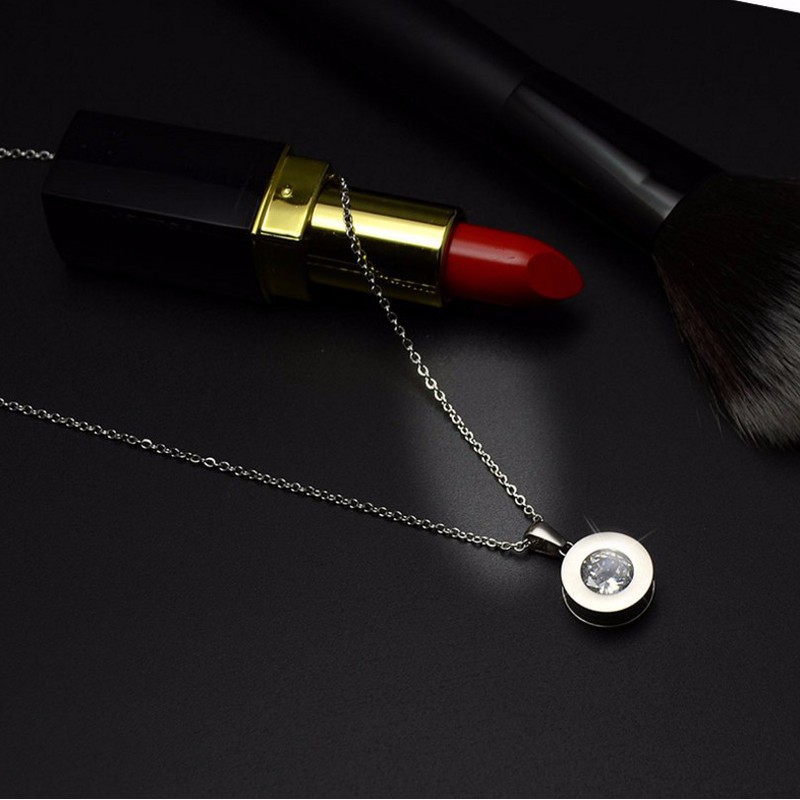 Dây Chuyền Ti Tan Ko Đen Cao Cấp TT 0763