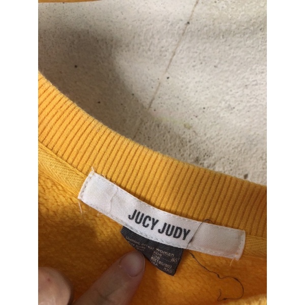 [Ảnh thật]AS460 Áo sweater kiểu cách dáng croptop  vàng hàng 2hand