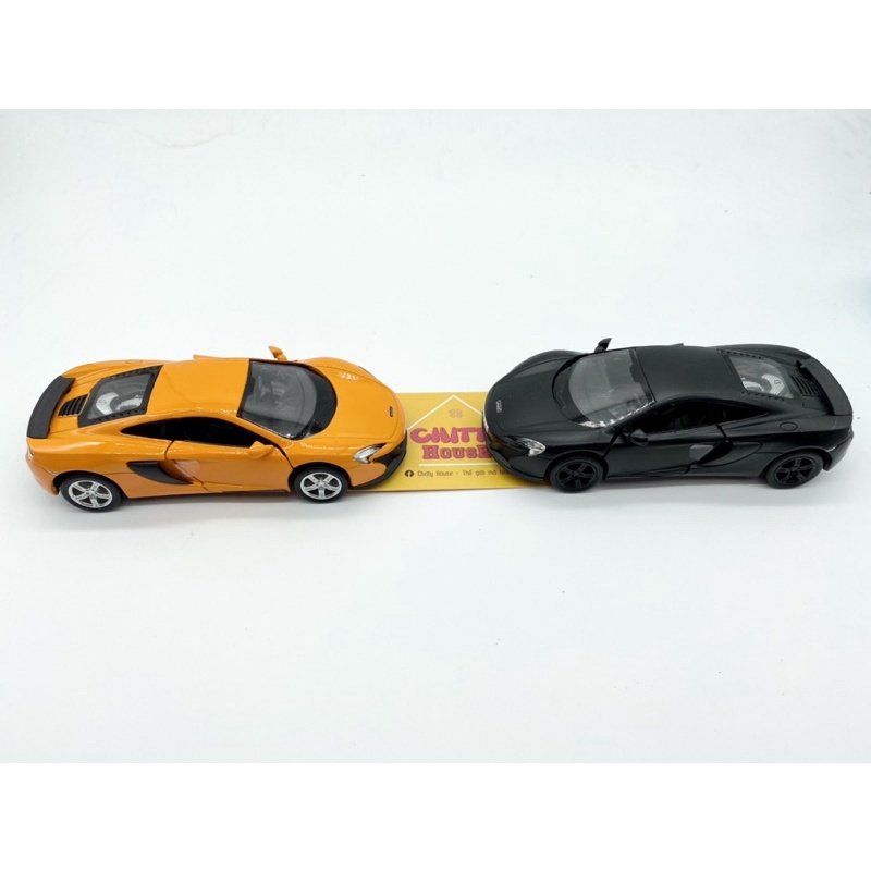 Ô tô kim loại mô hình  McLazen 650S tỷ lệ 1:36 mở được 2 cửa, trang trí taplo, sưu tầm, đồ chơi cho bé