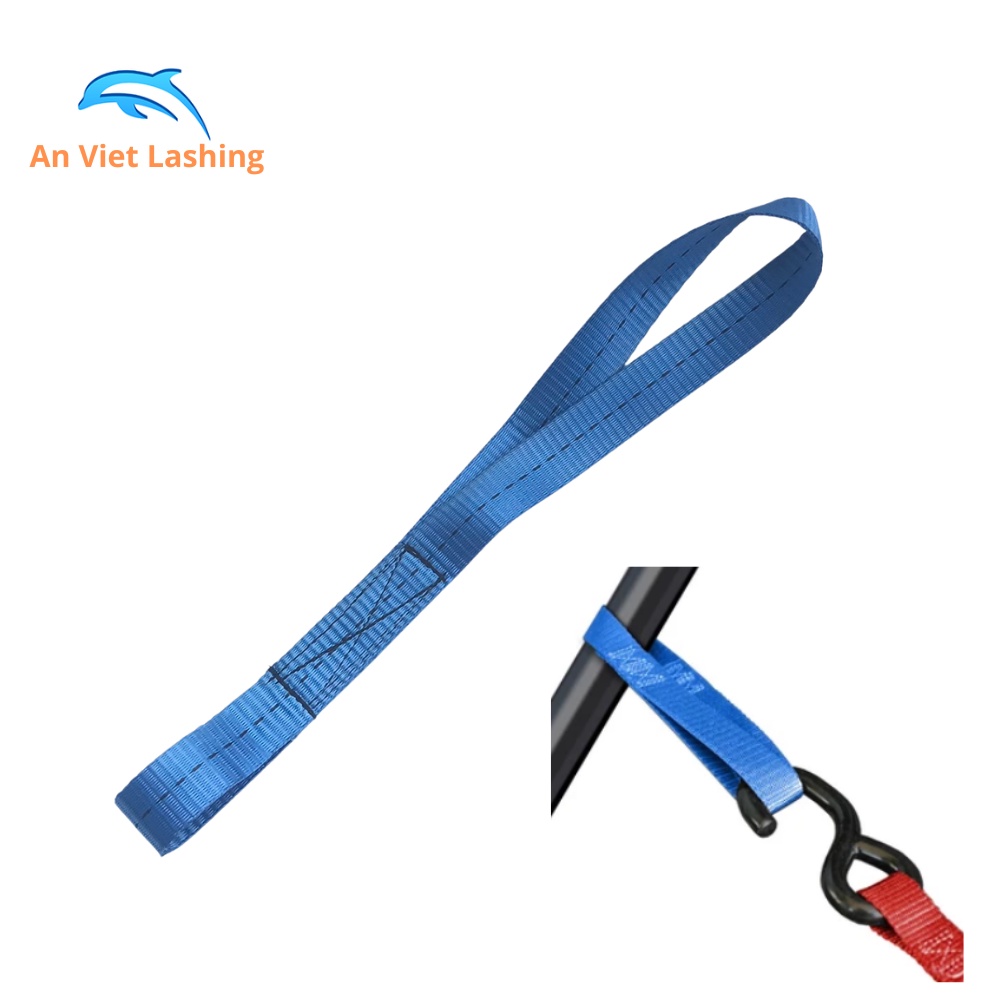 Vòng dây tăng mềm dùng để cố định hàng trên xe dễ dàng và tránh trầy xước cho hàng hóa