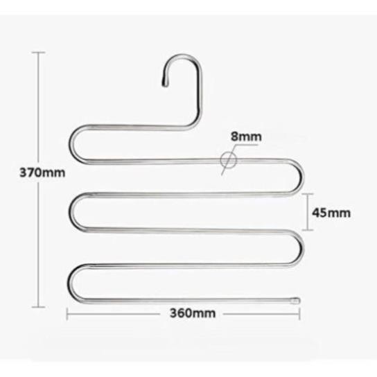 [Loại 1 Tốt Nhất]Móc treo quần áo và khăn 5 tầng - Móc treo đồ đa năng Thông Minh - Đồ Gia Dụng Thông Minh