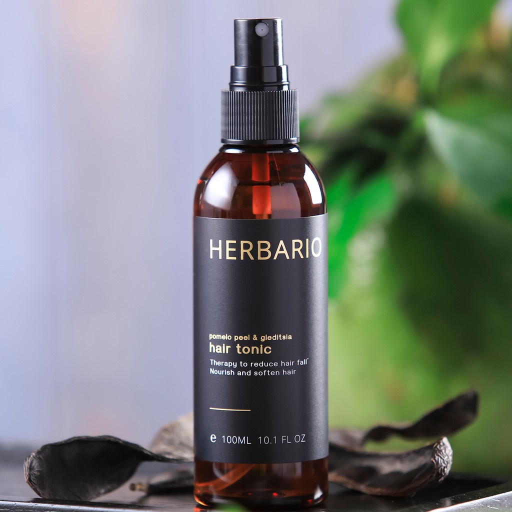 Nước dưỡng tóc tinh dầu Vỏ Bưởi và Bồ Kết Herbario 100ml (pomelo peel & gleditsia) kích thích mọc tóc, giảm rụng tóc | BigBuy360 - bigbuy360.vn