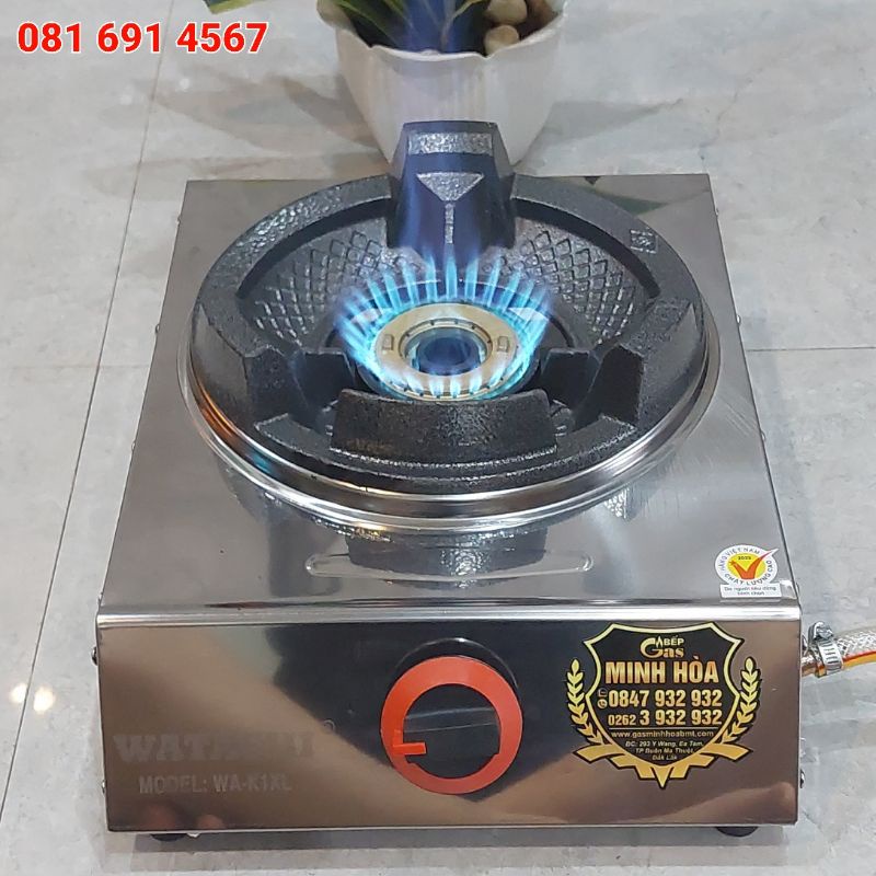 Bếp gas công nghiệp , bếp gas bán công nghiệp 《Có video - khè đơn WA - K1 XL WATASHI 》