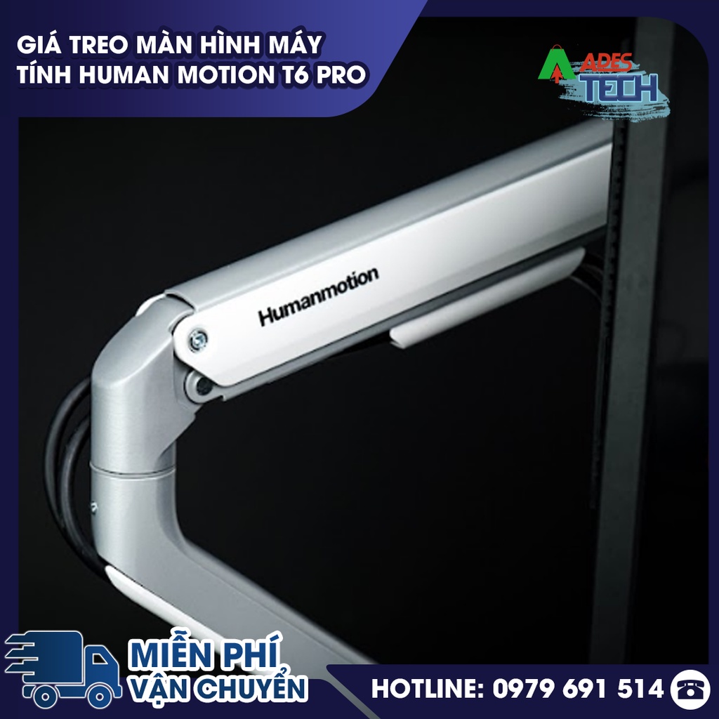 Giá Treo Màn Hình Máy Tính Arm Human Motion T6 Pro | Giá Đỡ Màn Hình 17-32 inch | Sản Phẩm Mới Ra Mắt 2022 HOT NEW