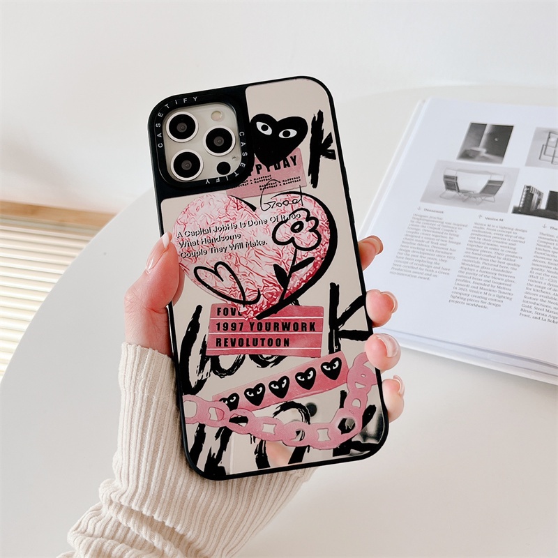 Ốp Điện Thoại Chống Sốc Kiểu Gương Cho iPhone 11 13 12 14 Pro Max 7 8 Plus XR X XS Max