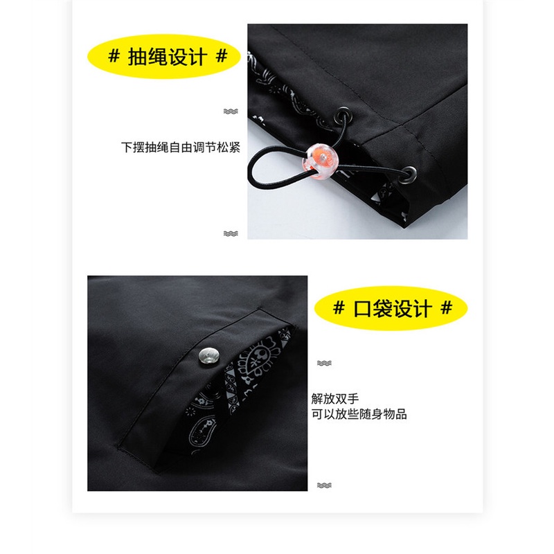 [Mặc Hai Mặt] Áo Khoác Bomber Hai Mặt Cổ Đứng Dáng Rộng Phong Cách Thể Thao Thời Trang Xuân Thu Chất Lượng Cao Giản Dị