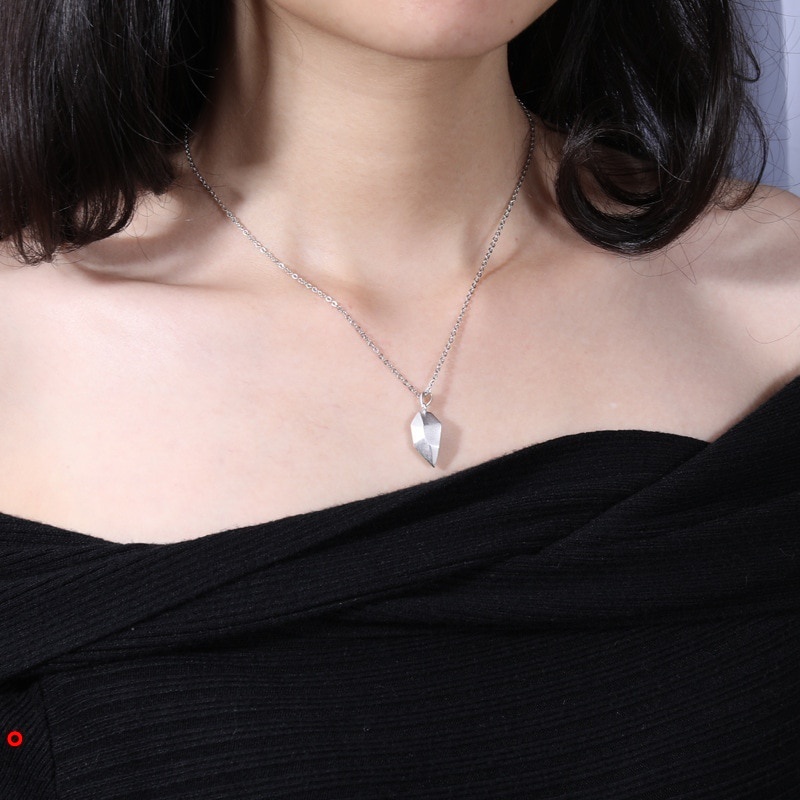 Set 2 dây chuyền mặt hình trái tim dành cho các cặp đôi