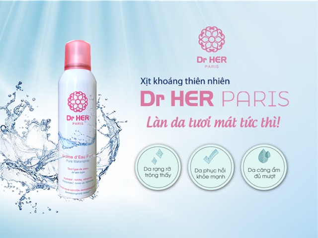 Xịt khoáng Dr Her 150ml Pháp | BigBuy360 - bigbuy360.vn