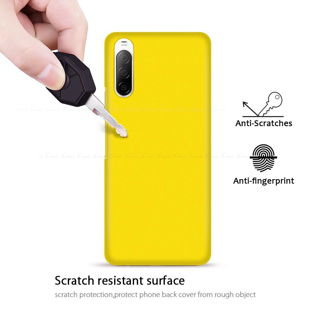 Ốp Điện Thoại Nhựa PC Cứng Siêu Mỏng Bề Mặt Nhám Dành Cho Sony Xperia 1 5 II III IV