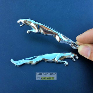 Logo trang trí ô tô hình Báo đốm chất liệu hợp kim không rỉ bền đẹp với thời gian