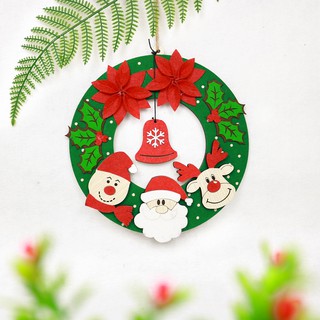 Bảng gỗ decor treo trang trí Noel