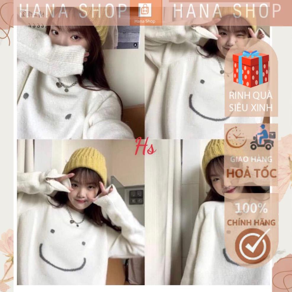 [Hàng Cao Cấp] Áo Sweaterr Unisex Nỉ Mặt Cười  2 Màu dưới 65kg - Dáng Rộng G077 | BigBuy360 - bigbuy360.vn