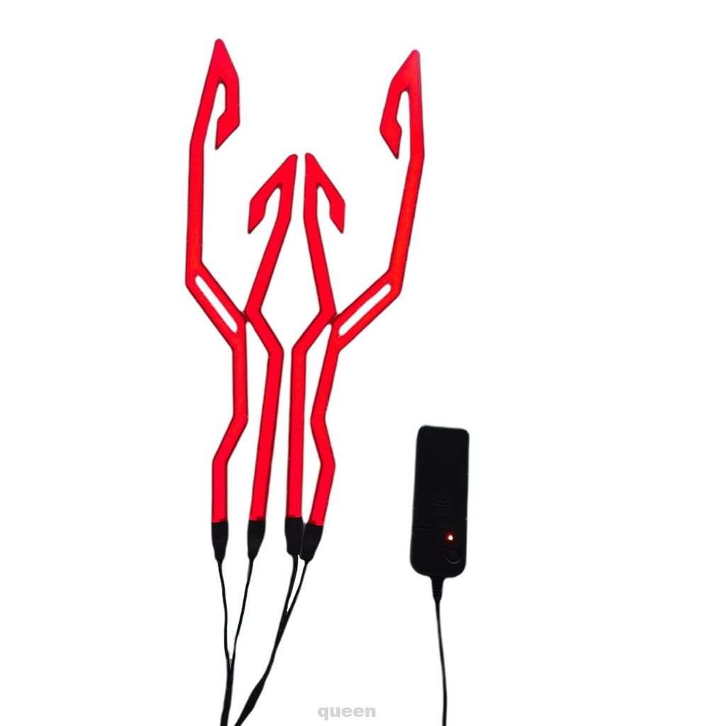 Dây đèn led trang trí mũ bảo hiểm xe mô tô chống thấm nước kèm phụ kiện diy