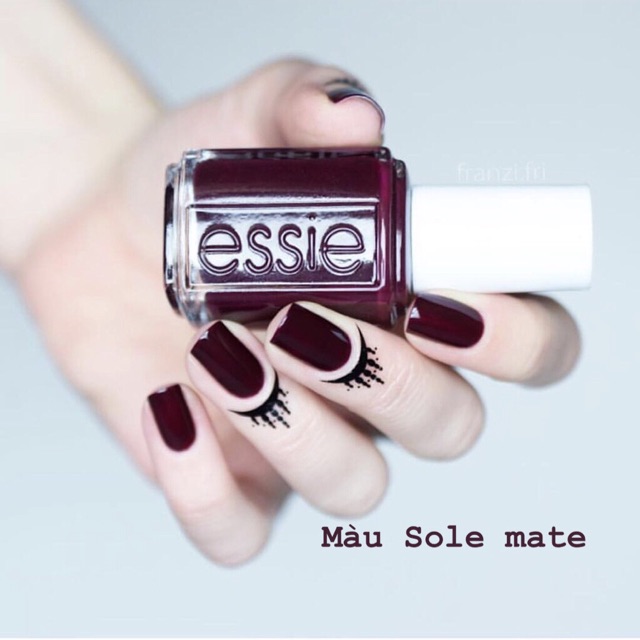 Sơn móng tay Essie chính hãng (top coat, chinchilly, merino, sole mate, bordeaux, dermure, mademoiselle, just not 11)