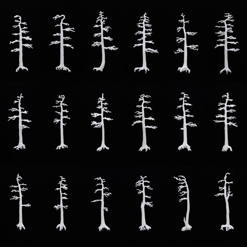 Mô Hình Cây Mỏng Bằng Nhựa Resin Để Bàn Trang Trí