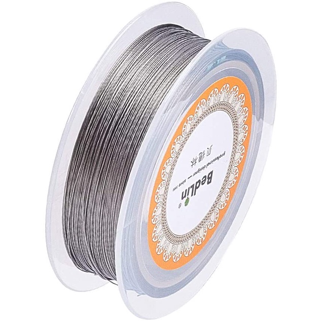 Cuộn Dây Thép Không Gỉ Dẻo 1oll 0.25-1mm Dùng Làm Đồ Trang Sức