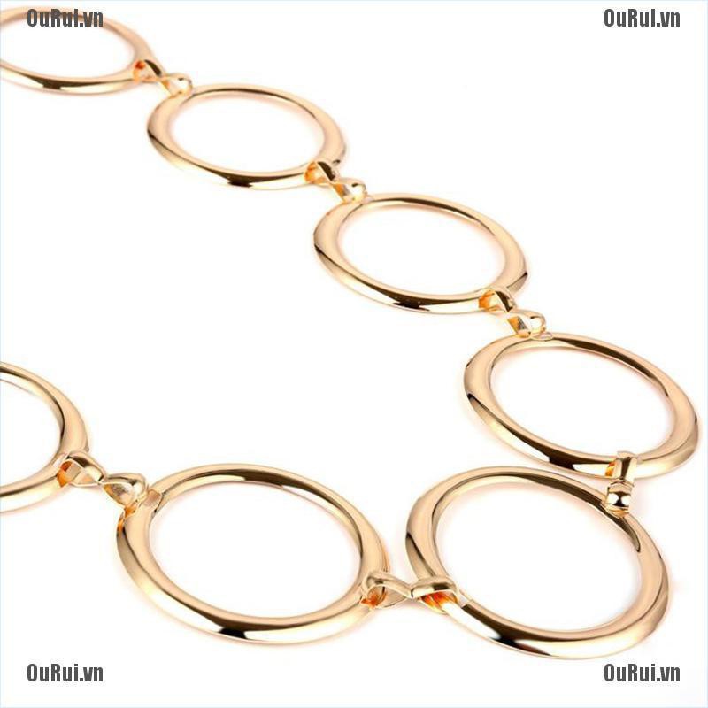 Thắt Lưng Thời Trang Bằng Kim Loại Cá Tính