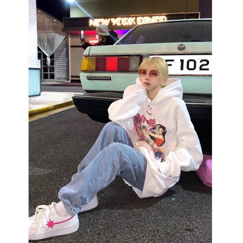 <M-2XL> ÁO HOODIE FORM RỘNG HÌNH JENNIE BLACKPINK SIÊU XINH - ORDER 10 NGÀY | BigBuy360 - bigbuy360.vn