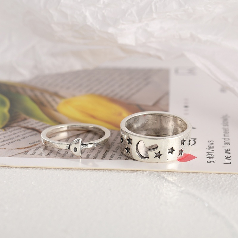 Set 2 Nhẫn Hình Nấm Xinh Xắn Dành Cho Nữ