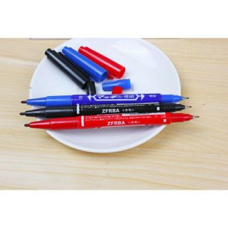 Hộp 10 cây bút dạ kính 2 đầu