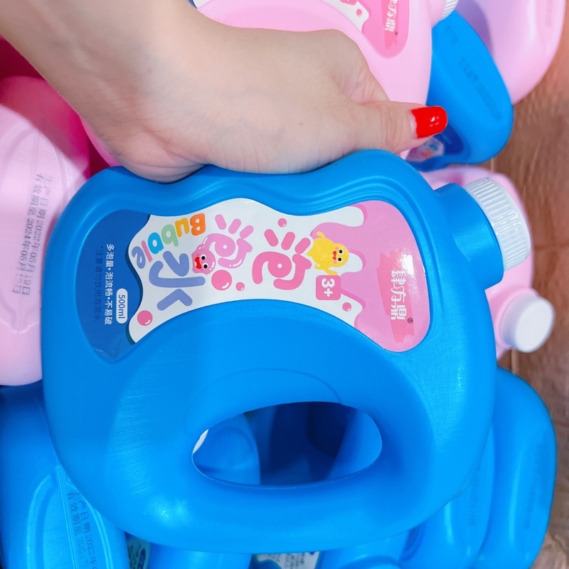 500ml xà phòng bắn bong bóng pha sẵn cho máy bắn bong bóng