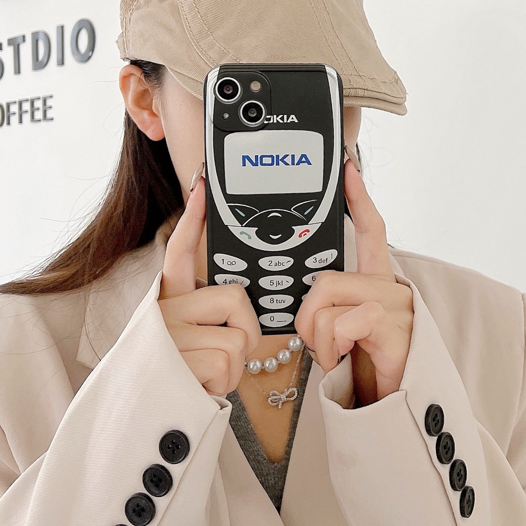 Ốp Điện Thoại Chống Sốc In Họa Tiết Nokia Cổ Điển Thời Trang Bảo Vệ Toàn Diện