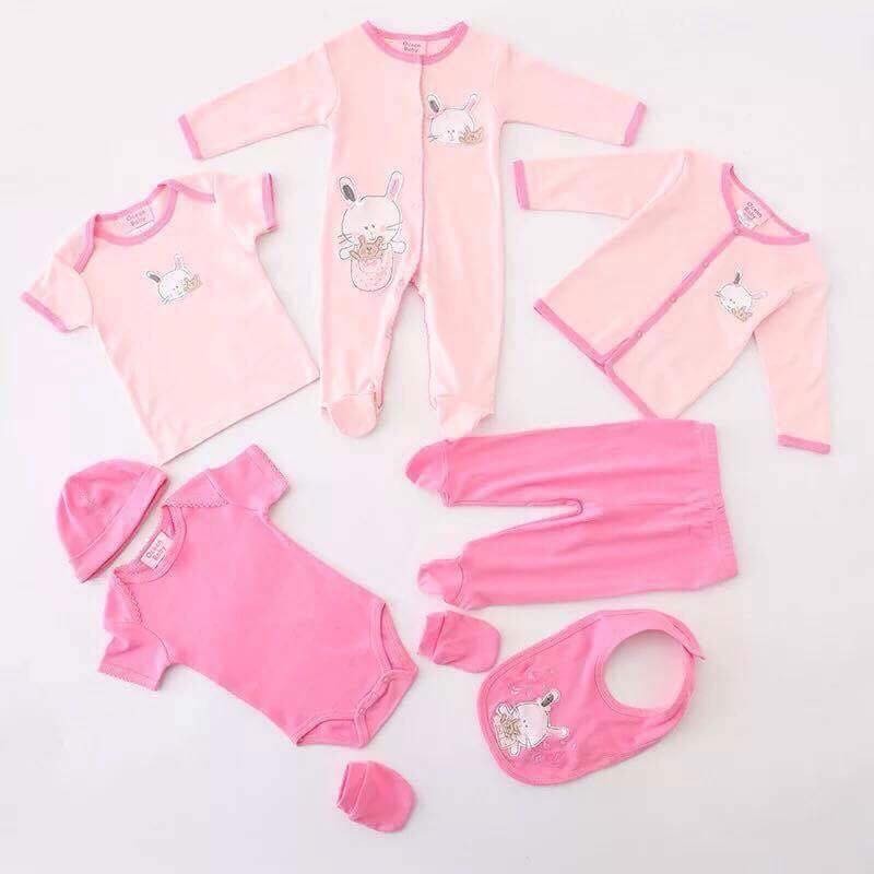 set 8 chi tiết sơ sinh cho bé