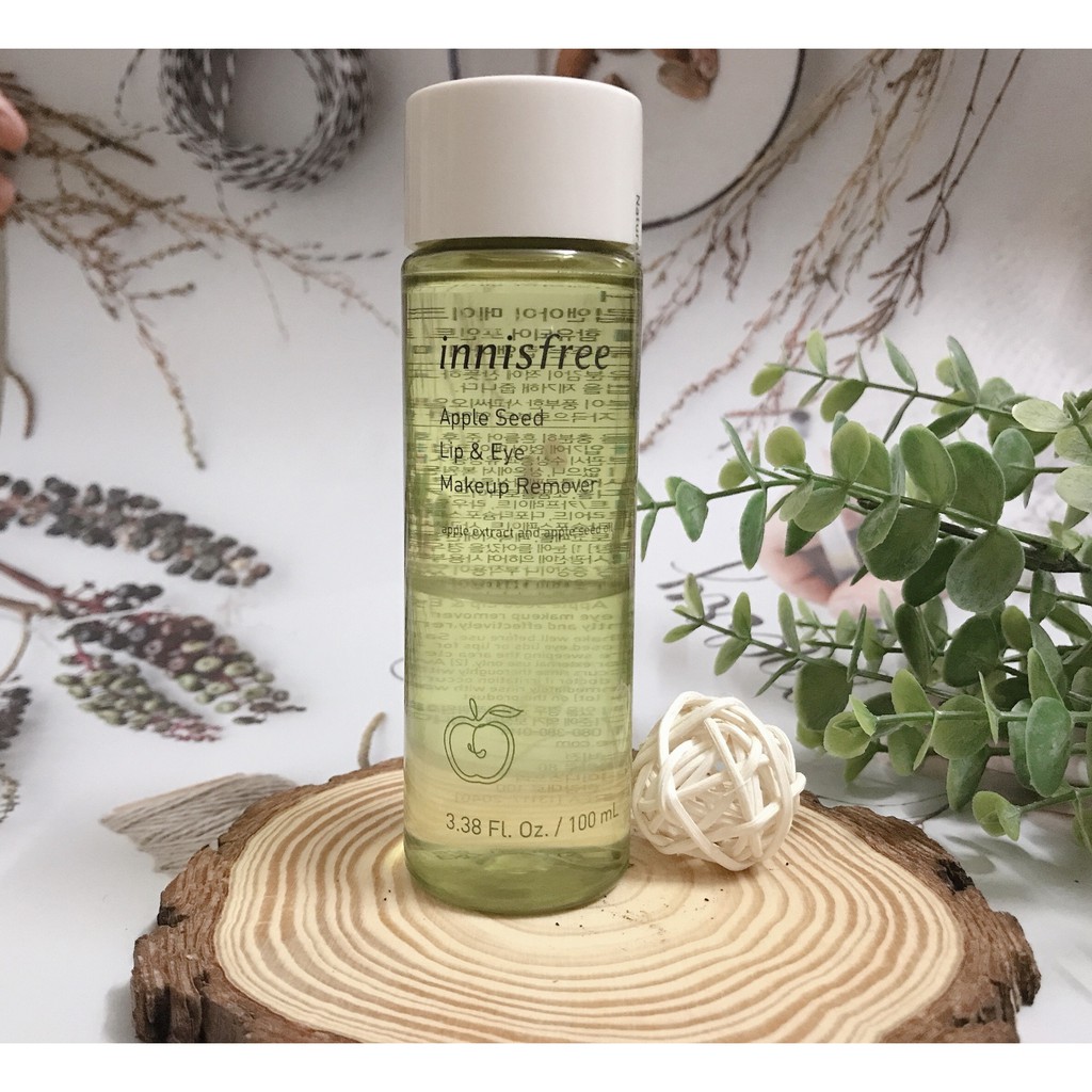 Tẩy trang mắt môi táo Innisfree